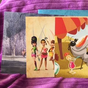 Disney Tinkerbell and Frozen Exclusive Lithographs